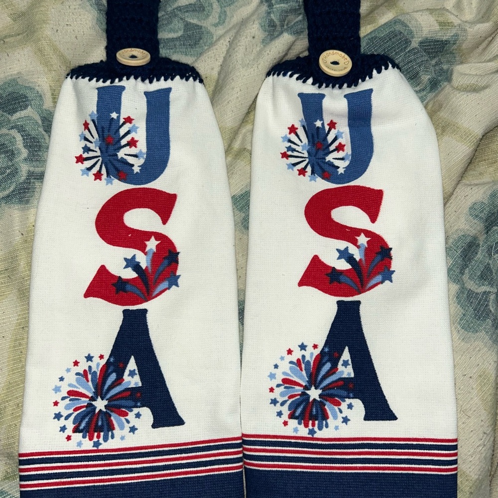 USA 4th of July Kitchen Towels
